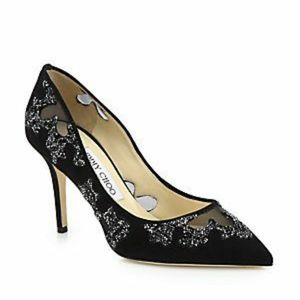 Jimmy Choo 85 Karmel Strass embellished